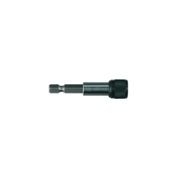 Dauermagnetbithalter mit Schnellwechseladapter, Gesamtlänge 58 mm.