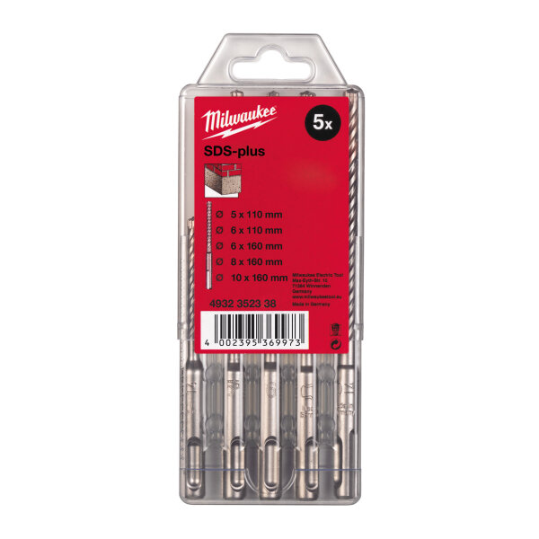 M2 SDS-Plus - SDS-Plus M2 Hammerbohrerset (5-teilig)