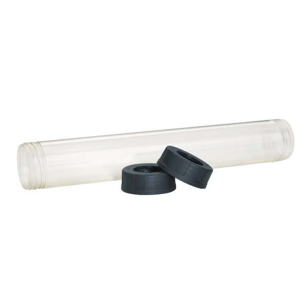 600 ml transparente Folienbeutelaufnahme. Passend für 600 ml Folienbeutel (inkl. 2 Überwurfringen). Erfordert Druckstange 48091091 (C18 PCG) bzw. 4932352101 (C12 PCG) und Druckteller 44700375