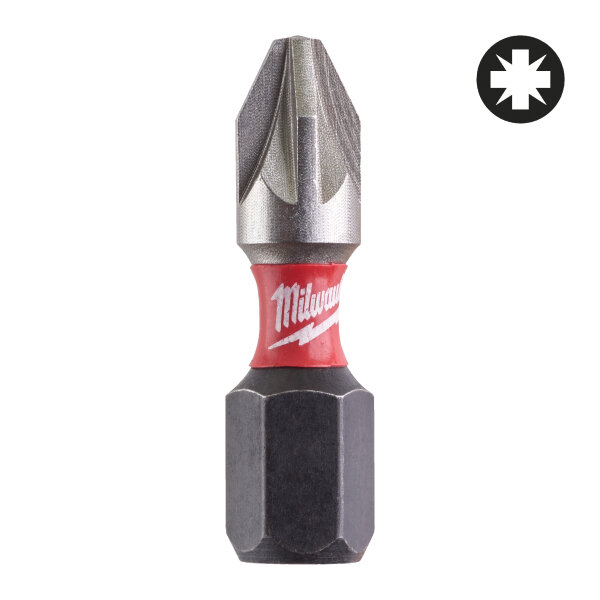 SHOCKWAVE - Thekendisplay SHOCKWAVE™ PZ 2 x 25 mm (25-tlg.) - 10 Stück