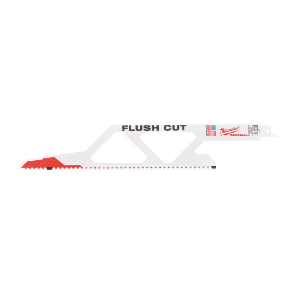 FLUSH CUT - SAWZALL™Säbelsägeblatt 300 x 5 TPI - 1 Stück. Für bündige Bodenschnitte in Holz.