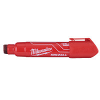 INKZALL - INKZALL™ Permanentmarker mit Keilspitze Größe XL rot