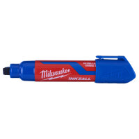 INKZALL - INKZALL™ Permanentmarker mit Keilspitze Größe XL blau