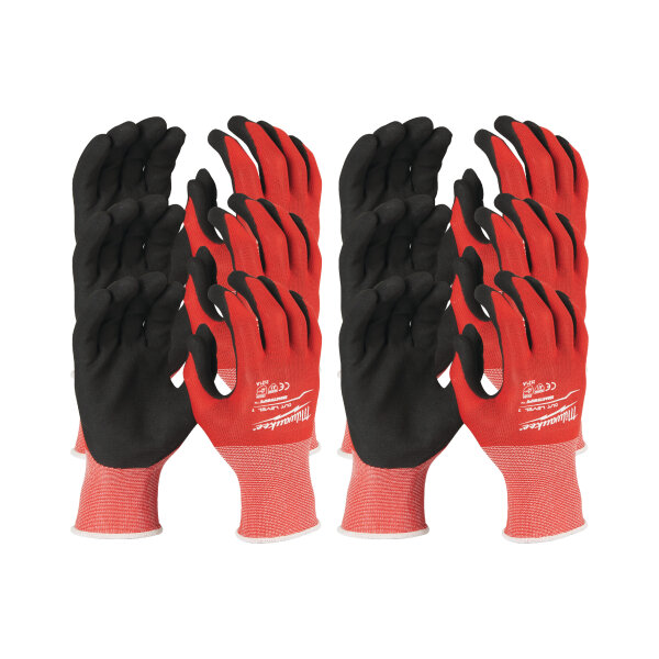 Schnittschutzhandschuhe Klasse A Größe 11/XXL - 12er Pack