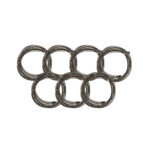 22 mm x 4,5 m Spirale mit offener Wicklung und Außenkupplung Set