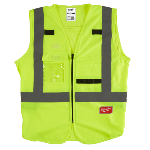 Warnschutzweste gelb Größe XXL/XXXL