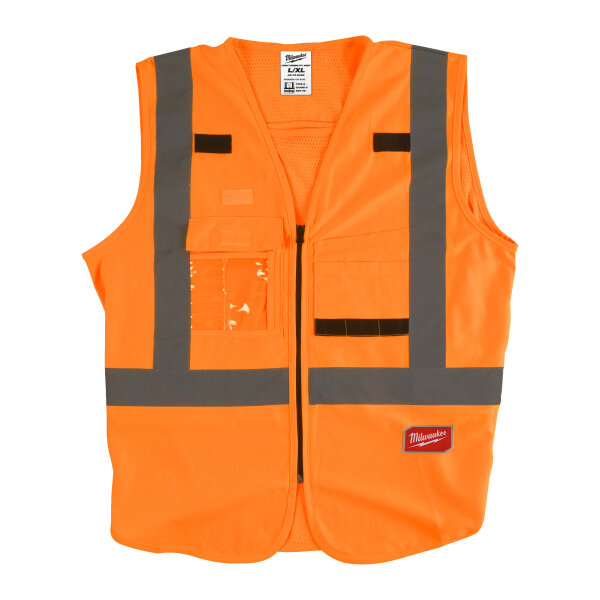 Warnschutzweste orange Größe L/XL