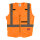 Warnschutzweste orange Größe L/XL