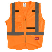 Warnschutzweste orange Größe XXL/XXXL
