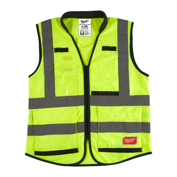 Warnschutzweste Premium gelb  Größe L/XL