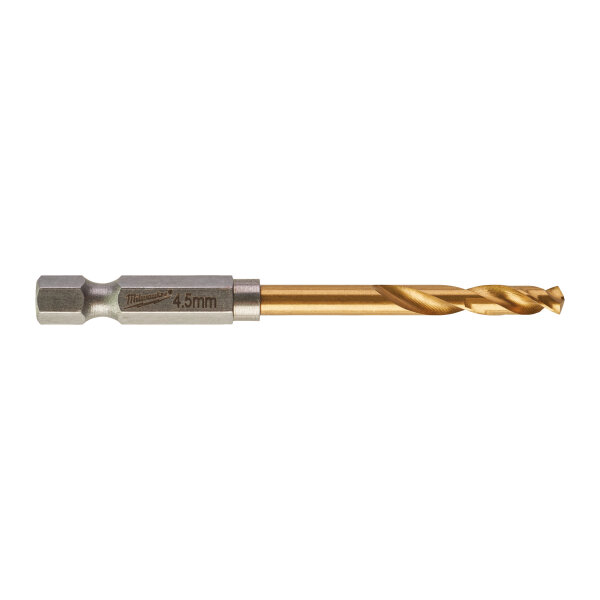 RED HEX SHOCKWAVE - SHOCKWAVE™ HSS-TiN Red Hex 4.5 mm - 10 Stück