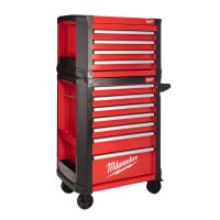 SRC30-1 - 30″ / 78 cm TOOLGUARD™ Werkstattwagen mit 7 Schubladen, rot