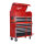 SRC46-1 - 46″ / 117 cm TOOLGUARD™ Werkstattwagen mit 10 Schubladen
