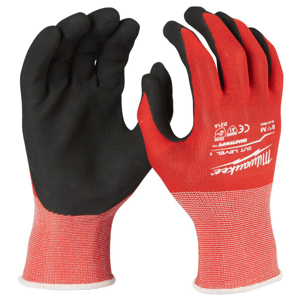Schnittschutzhandschuhe Klasse A Größe 7/S - 12er Pack