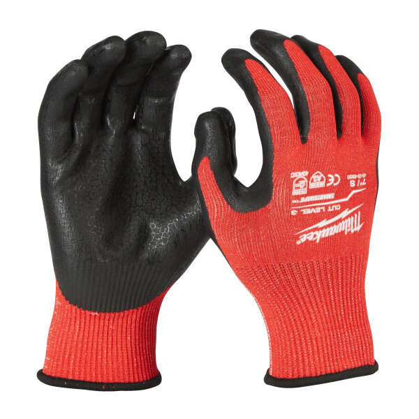 Schnittschutzhandschuhe Klasse C - 7/S - 12er Pack