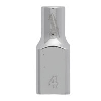 ¼″ Steckschlüsseleinsatz 4 mm