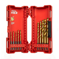 SHOCKWAVE Metallbohrer HSS-G RED HEX Titan 1/4"
