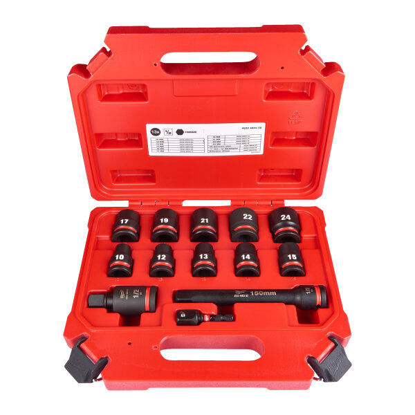 SHOCKWAVE - ½″ SHOCKWAVE™ Schlagnuss-Set Standard-Länge (13-teilig)