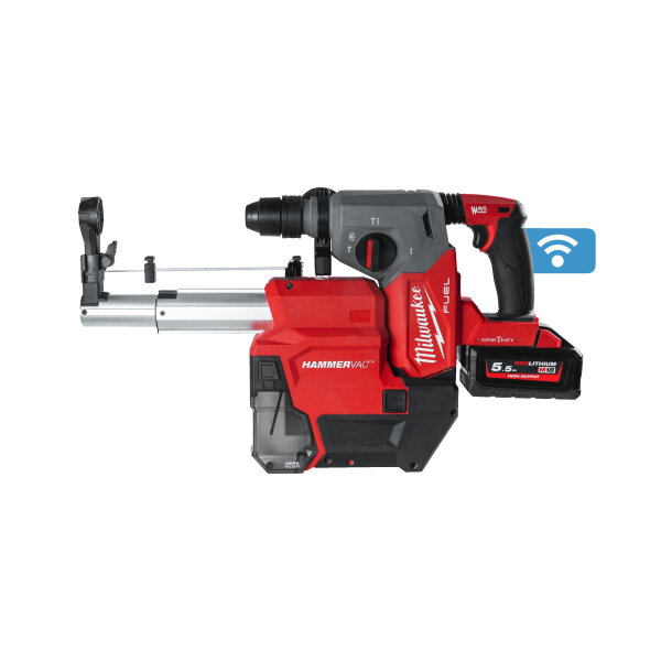 M18ONEFHXDEL-552C - M18 FUEL™ SDS-Plus Akku Hammer + Staubabsaugung