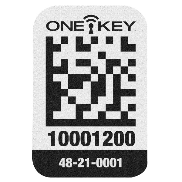 AIDTSP - Kleine Plastik ONE-KEY™ QR-Code Sticker