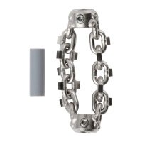 HSFSM -CC50 - 50 mm Standardkette für M18™ Hochgeschwindigkeitsmaschine mit biegsamer Welle zum Entkalken von Abflüssen