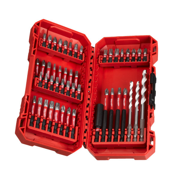 SHOCKWAVE - SHOCKWAVE™ schlagfestes Set Bohren und Schrauben (48-teilig)