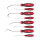 HEAVY-DUTY - Montagehaken Set (8-teilig:  2 x flach, 2 x gebogen, 2 x 90°, 2 x 45°)