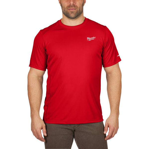 WWSSRD-XL - Funktions-T-Shirt rot mit UV-Schutz