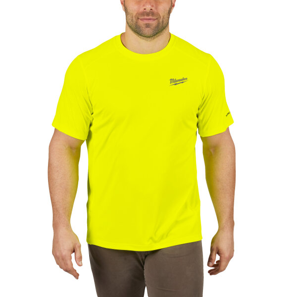 WWSSYL-XXL - Funktions-T-Shirt gelb mit UV-Schutz