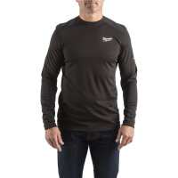 WWLSBL-S - Funktions-Langarm-Shirt schwarz mit UV-Schutz