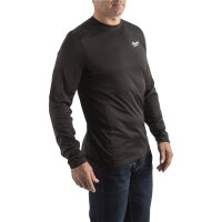 WWLSBL-L - Funktions-Langarm-Shirt schwarz mit UV-Schutz