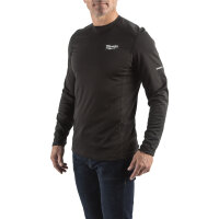WWLSBL-XL - Funktions-Langarm-Shirt schwarz mit UV-Schutz