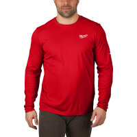 WWLSRD-S - Funktions-Langarm-Shirt rot mit UV-Schutz