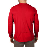 WWLSRD-M - Funktions-Langarm-Shirt rot mit UV-Schutz