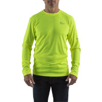 WWLSYL-XL - Funktions-Langarm-Shirt gelb mit UV-Schutz