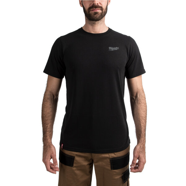 HTSSBL-S - Hybrid-T-Shirt schwarz