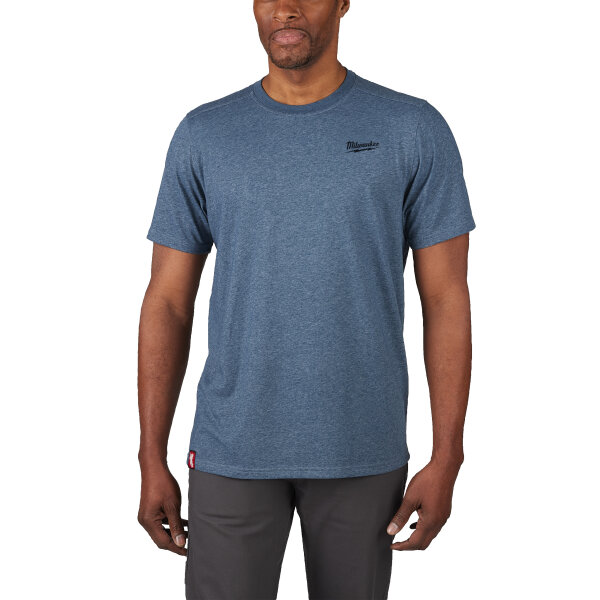 HTSSBLU-S - Hybrid-T-Shirt blau