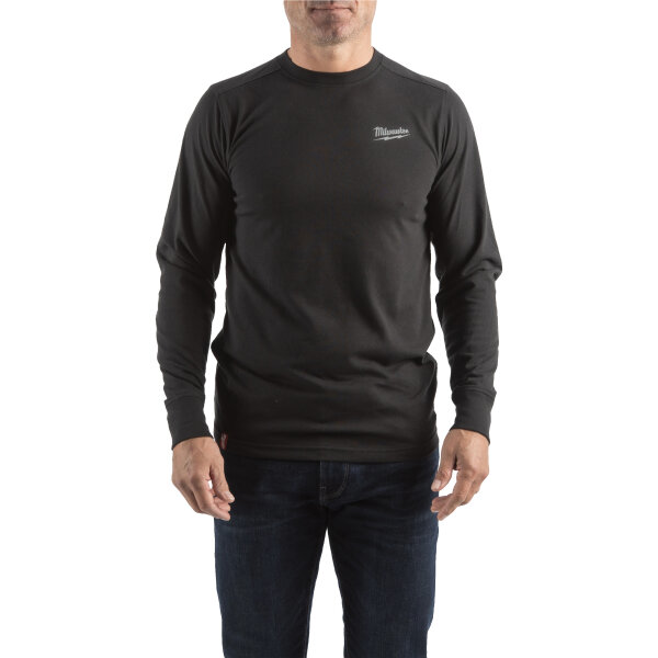 HTLSBL-XL - Hybrid-Langarm-Shirt schwarz