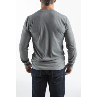 HTLSGR-M - Hybrid-Langarm-Shirt grau