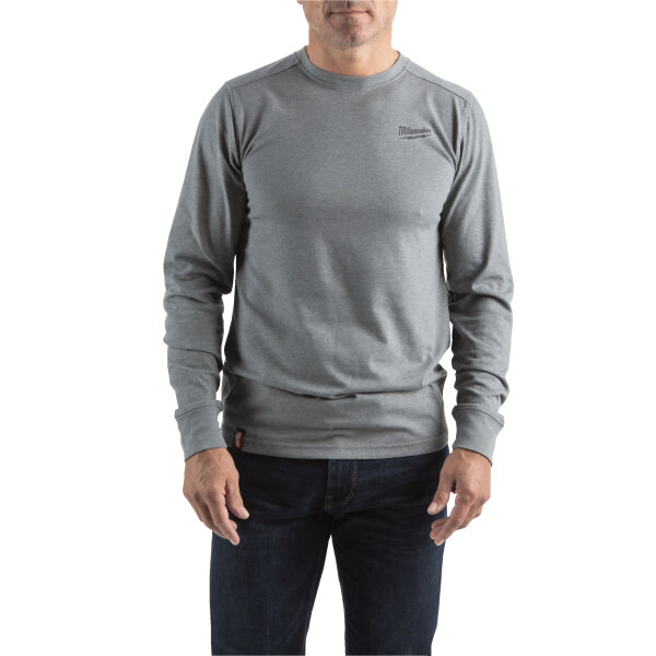 HTLSGR-L - Hybrid-Langarm-Shirt grau