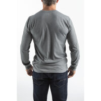 HTLSGR-XL - Hybrid-Langarm-Shirt grau