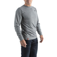 HTLSGR-XXL - Hybrid-Langarm-Shirt grau