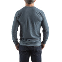 HTLSBLU-S - Hybrid-Langarm-Shirt blau