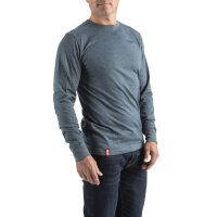HTLSBLU-S - Hybrid-Langarm-Shirt blau