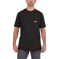 WTSSBL-L - Arbeits-T-Shirt kurzärmlig schwarz - L