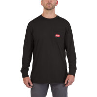 WTLSBL-XXL - Arbeits-T-Shirt langarm - schwarz