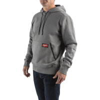 WHMWGR-XXL - leichter Kapuzenpullover grau