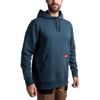 WHMWBLU-L - leichter Kapuzenpullover blau