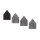 Netzstruktur-Schleifblätter & Zwischenplatte 67 x 92 mm Set (12-teilig)