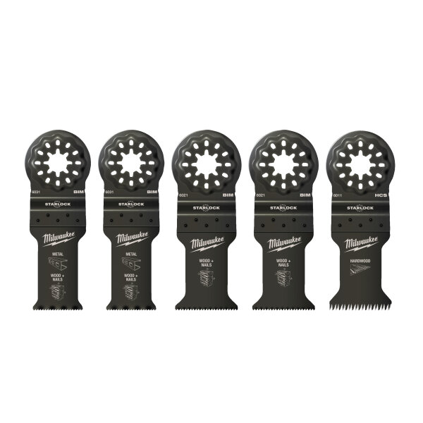 STARLOCK - Multitool Zubehörset für Holz und Metall (5-teilig)